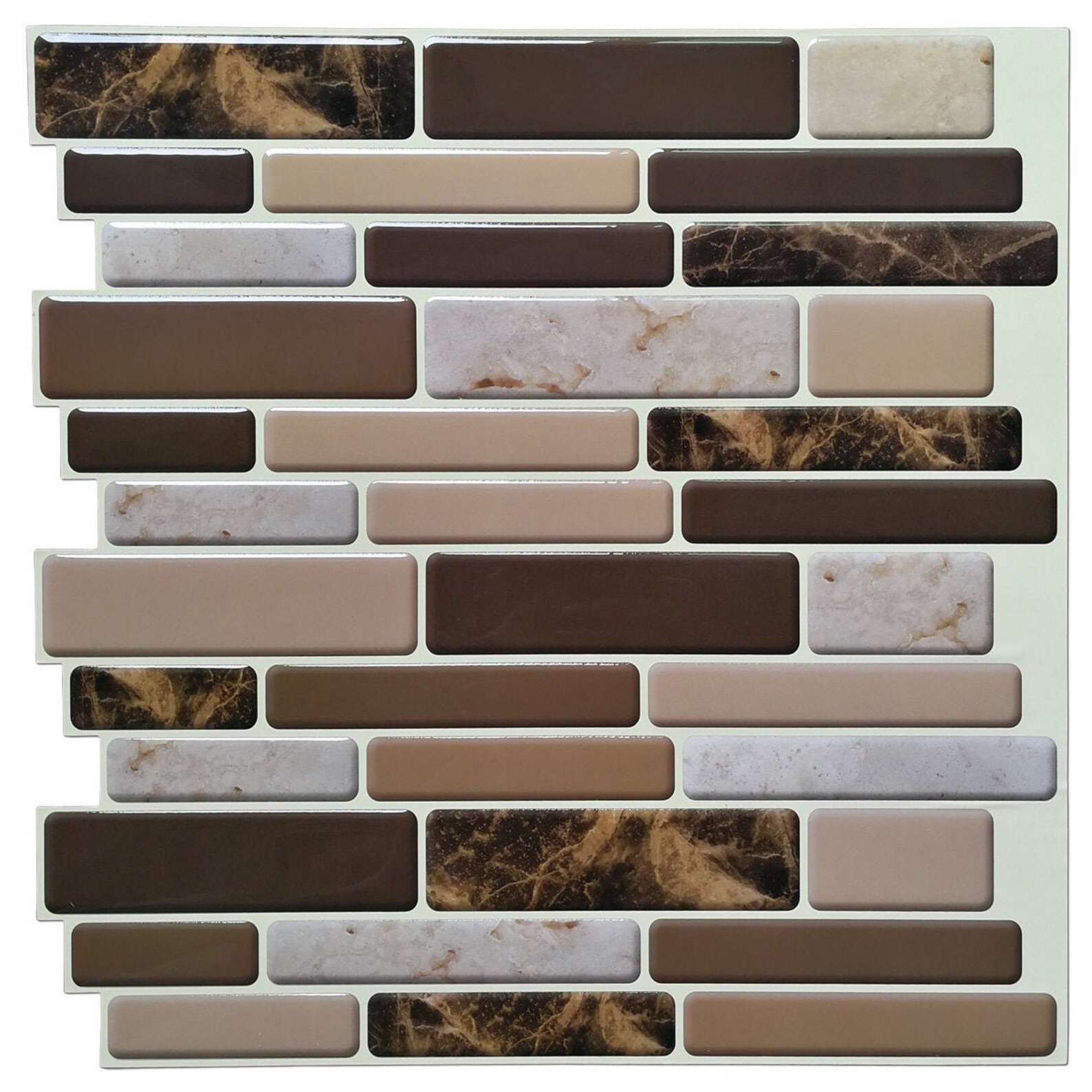 Mint Subway Self-Adhesive Wall Tiles - 1pc/4pcs| Metro Mia| Vinyl Home