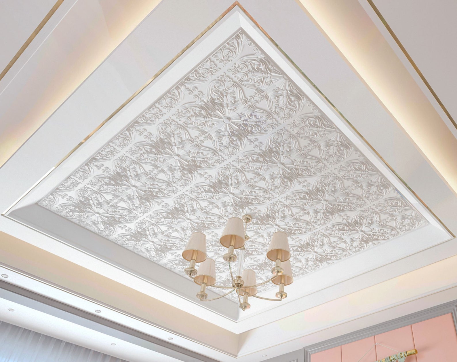 Art3d Decorative Ceiling Tile 2x2 Glue up Lay in Ceiling Tile Etsy