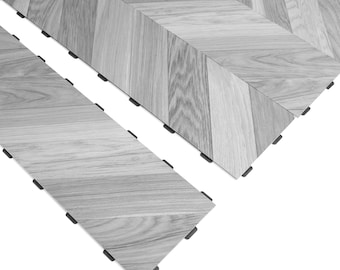 Art3d 36'' x 6'' Interlocking Luxury Vinyl Flooring Tile, Wood Floor Plank for Kitchen Bathroom - Waterproof, Anti-Slip,18-Pack