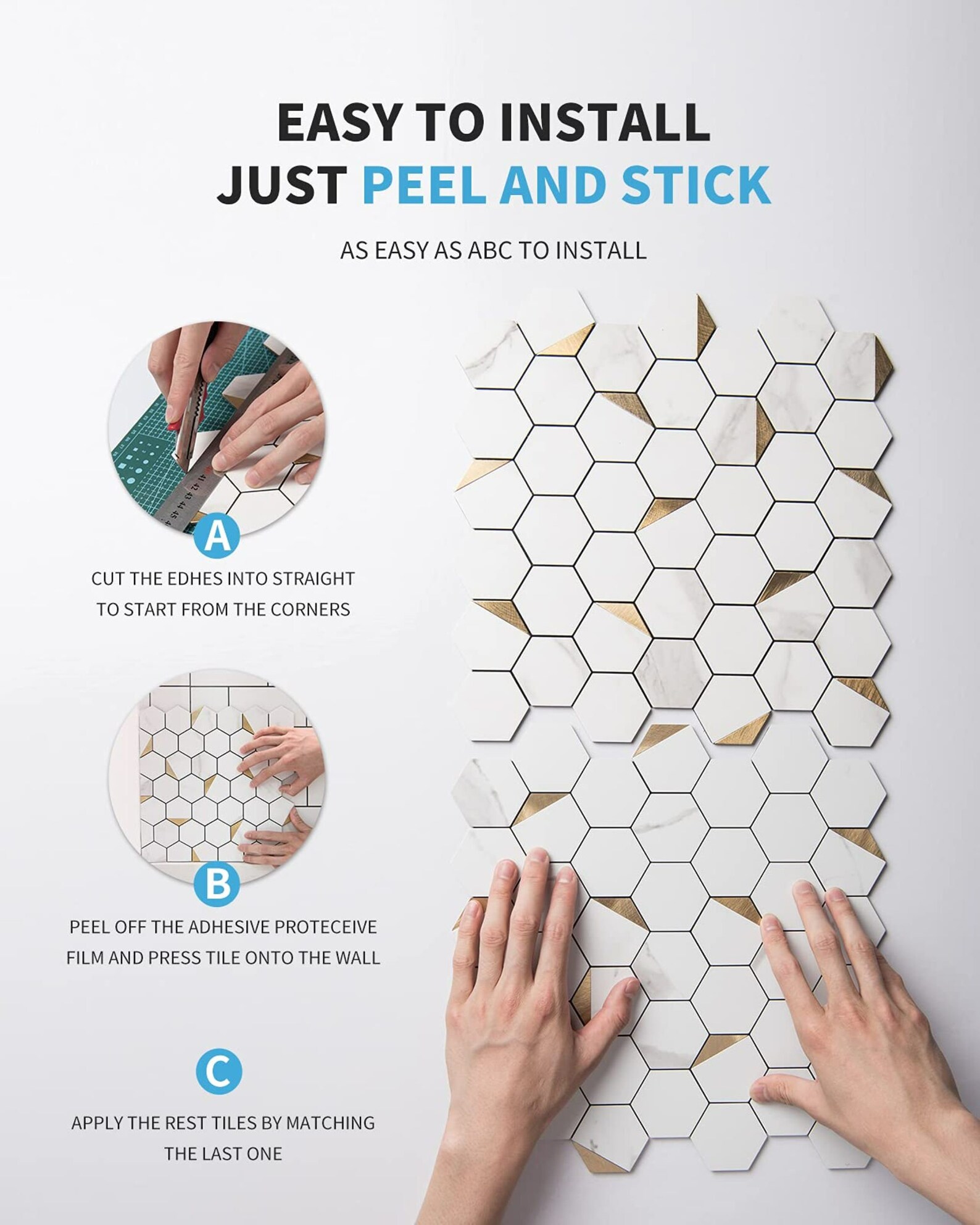 Art3d Peel and Stick Backsplash for Kitchen Décor - Etsy