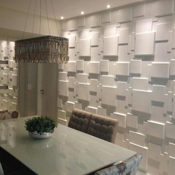 Art3d Paneles decorativos 3D con textura para pared, blanco, 12  azulejos de 32 pies cuadrados : Herramientas y Mejoras del Hogar