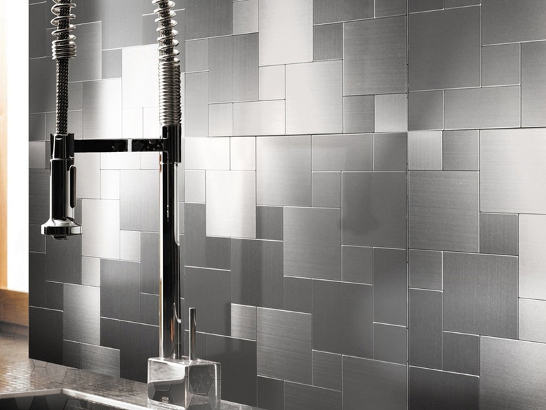 Art3d Peel and Stick On Metal Steel Backsplashes 10Piece Etsy France