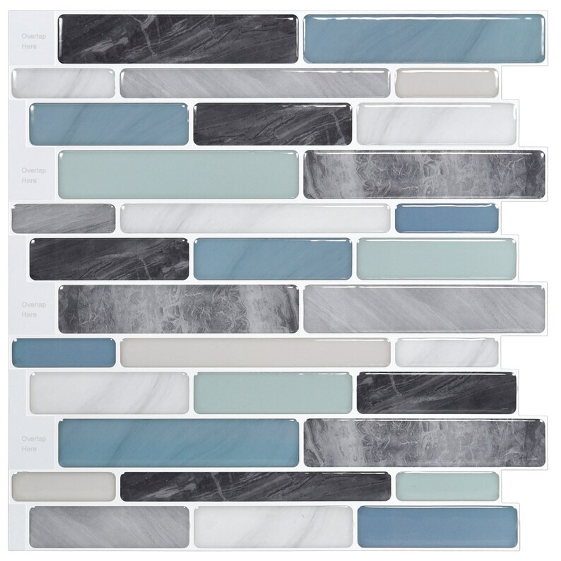 10-Sheets Peel and Stick Tile Backsplash Sky Blue for Kitchen | Etsy