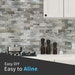 Art3d 10-Sheet Peel and Stick Backsplash PVC Wall Tile, Stickon Tile for Kitchen Backplash, Bathroom Vanities, Fireplace Décor 