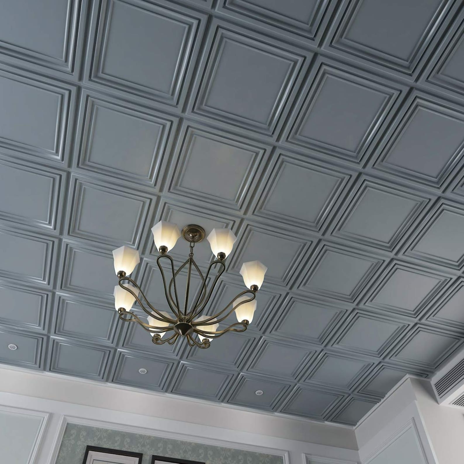 Art3d PVC Ceiling Tiles 2'x2' Plastic Sheet in White Etsy