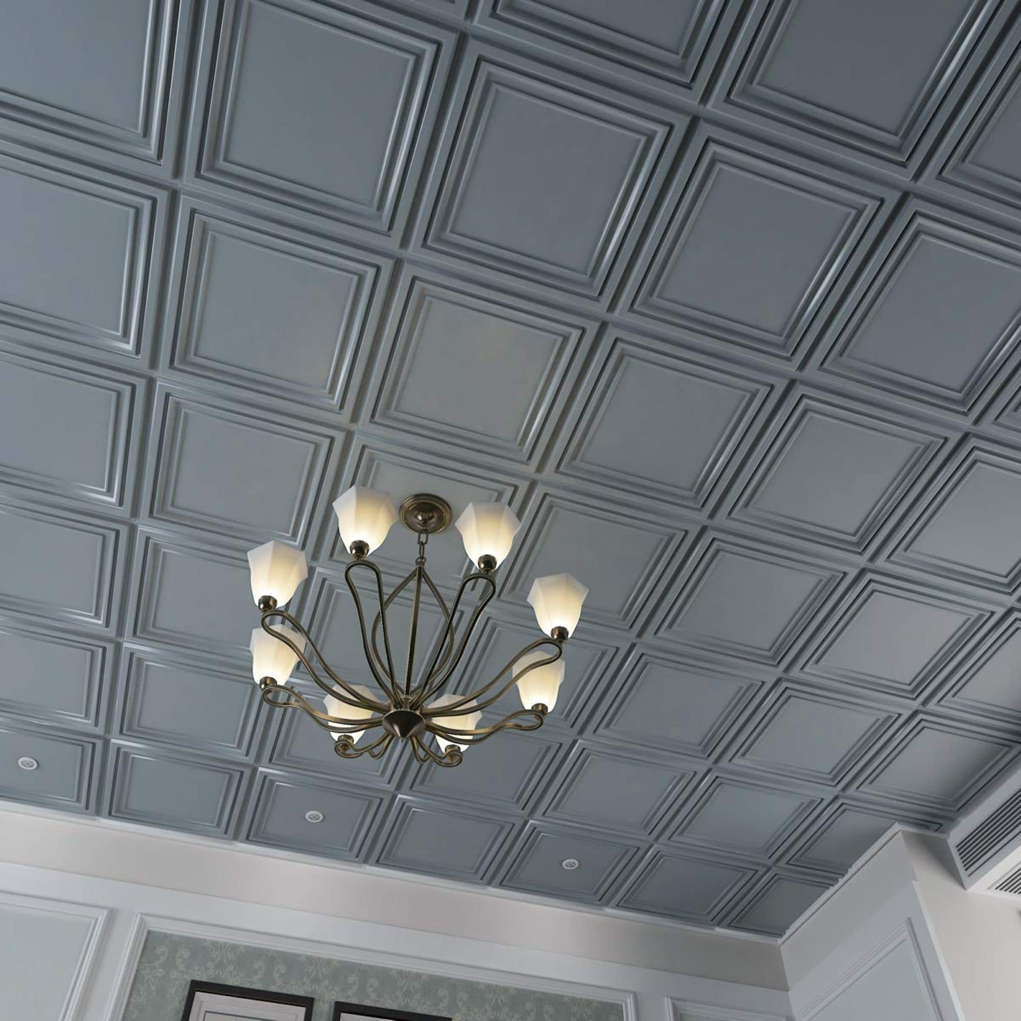 Art3d PVC Ceiling Tiles 2'x2' Plastic Sheet in White - Etsy Denmark