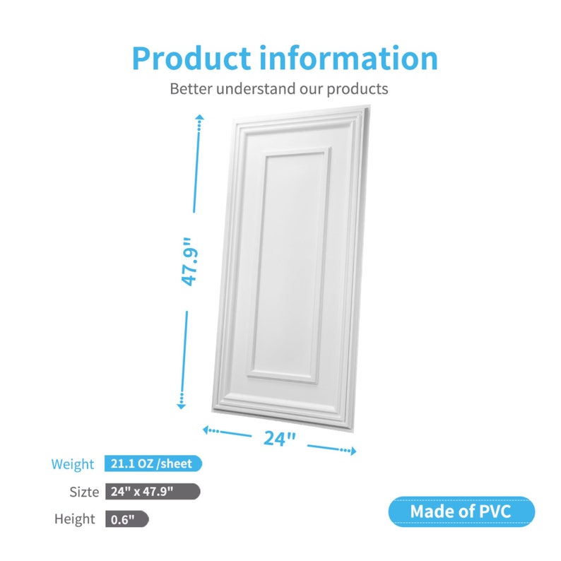 Basic 2 ft. x 4 ft. PVC Lay-in /Drop in Ceiling Tile 96 Sq.Ft./case image 4