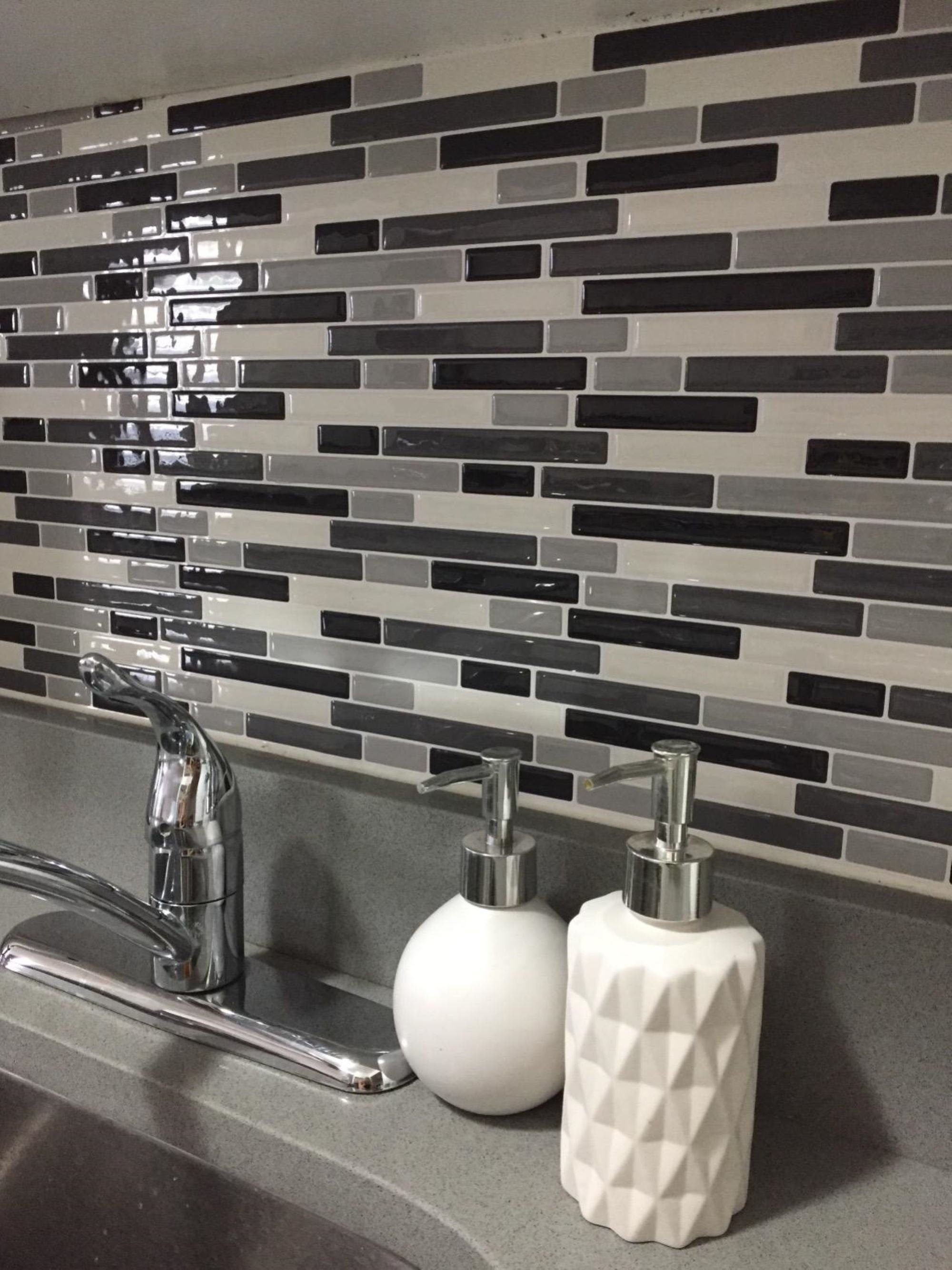 art 3d peel and stick backsplash
