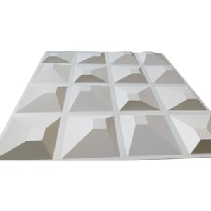 Art3d - Paneles de pared decorativos 3D texturizados 3D, color blanco, 12  azulejos de 32 pies cuadrados