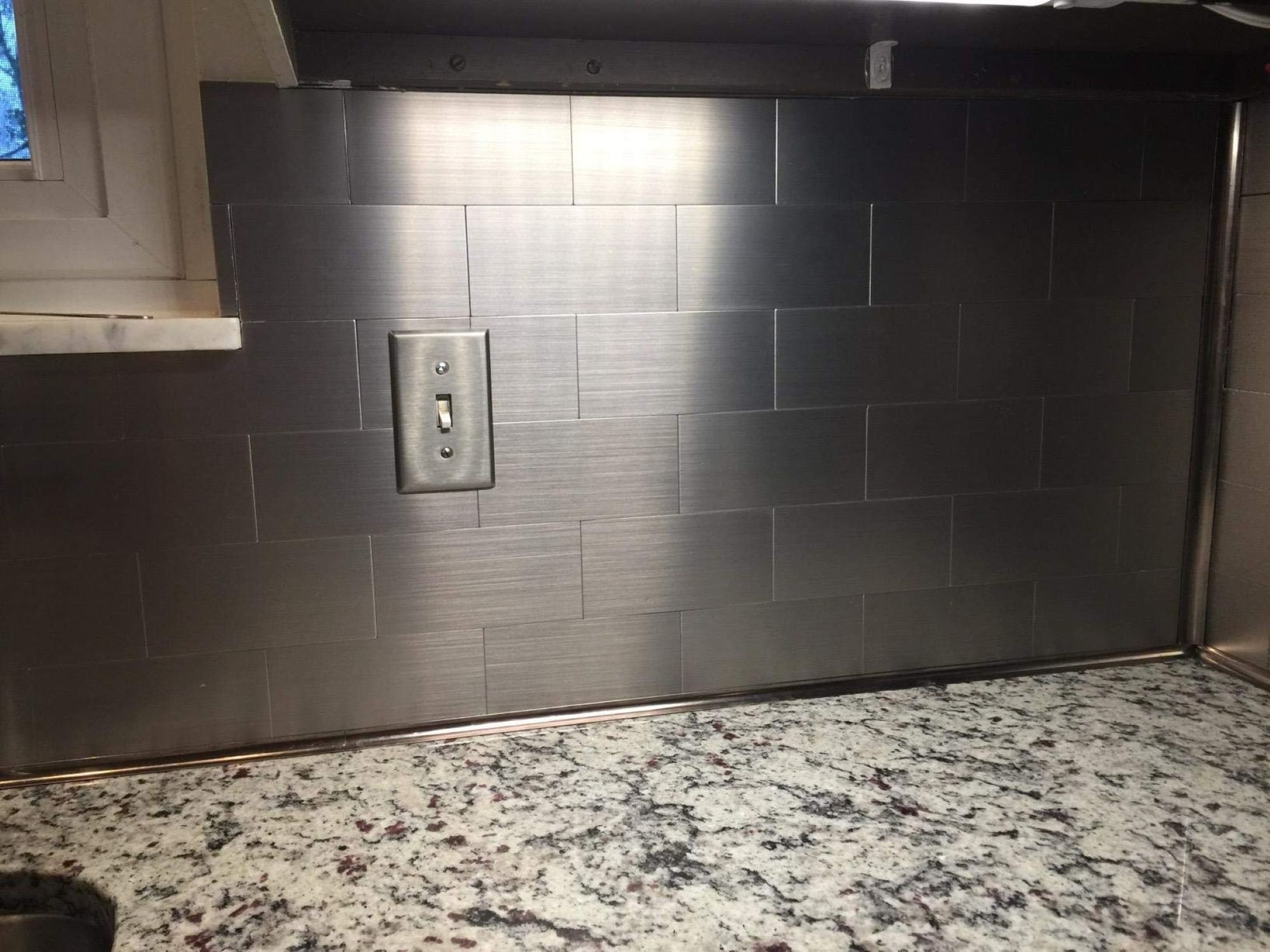 Art3d 100-pieces Peel and Stick Stainless Steel Backsplash - Etsy