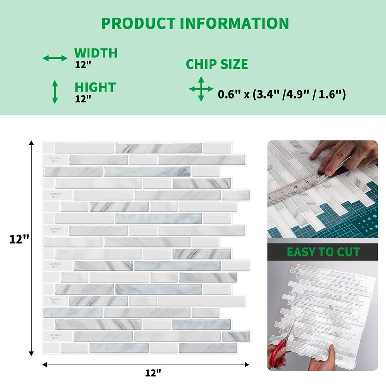 Peel and Stick Backsplashes for Kitchen Selfadhesive Kitchen Etsy