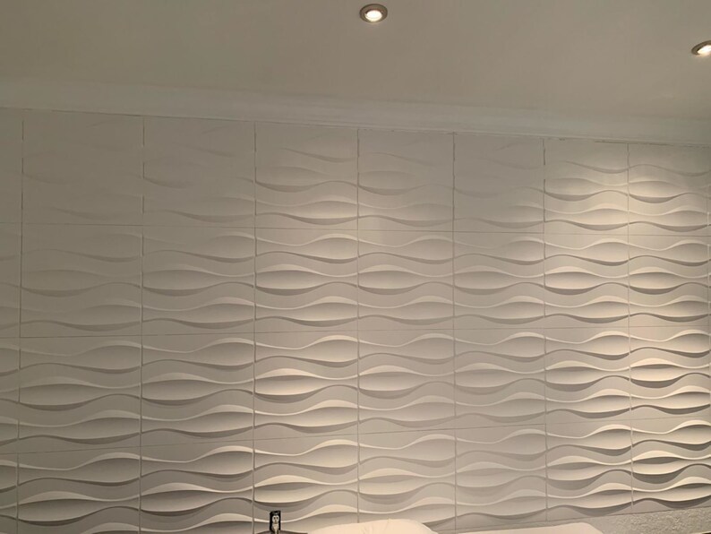 Art3d Textures PVC Wall Panels Big Wave 3D Panelling Etsy