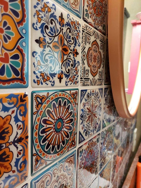 vinyl stick and peel backsplash