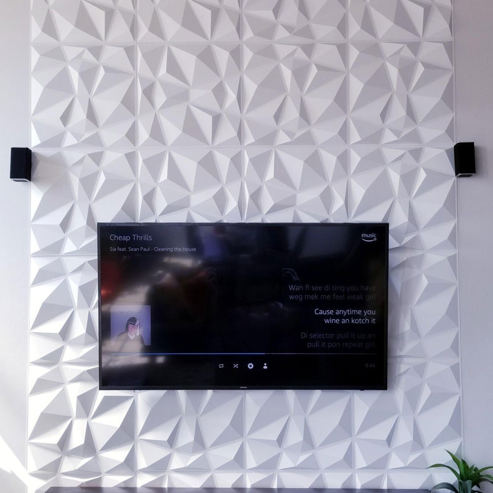 Art3d® Decorative 3D Wall Panels PVC Diamond Design Wall 32 Sq Etsy Canada