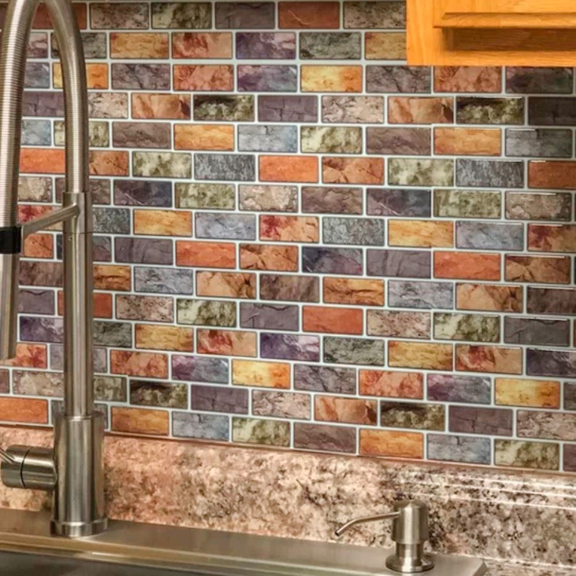 Smart Tiles Smartedge Panella Peel and Stick Finishing Edge Backsplash  Border DIY SE1143 