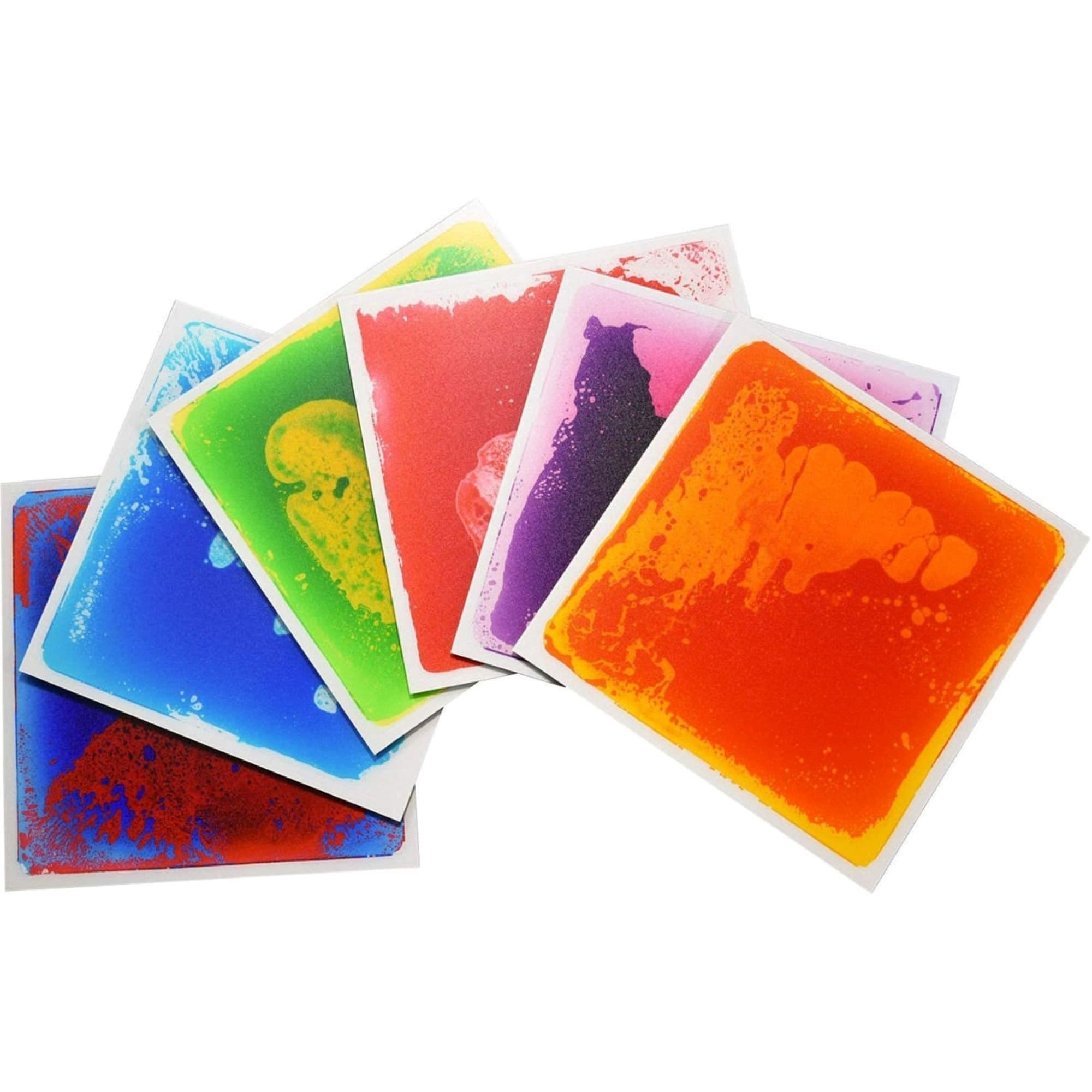 Floor Tiles Mat Liquid Wall Panel Puzzle Decorative Fooling 19.7" x19.7" Fancy Playmat Kids Play