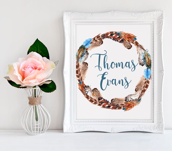 Custom Name Nursery Decor Personalized Baby Boy Sign Nursery | Etsy