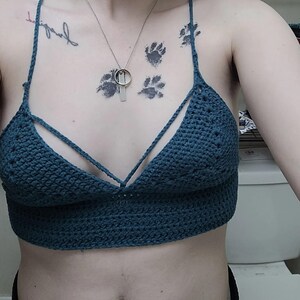 Triangle Crochet Bralette