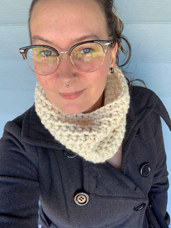 Chunky Cowl, Crochet Scarf, Infinity Crochet Scarf, Gift for Her