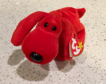 NWT! TY BEANIE BABIES-ROVER THE RED DOG!