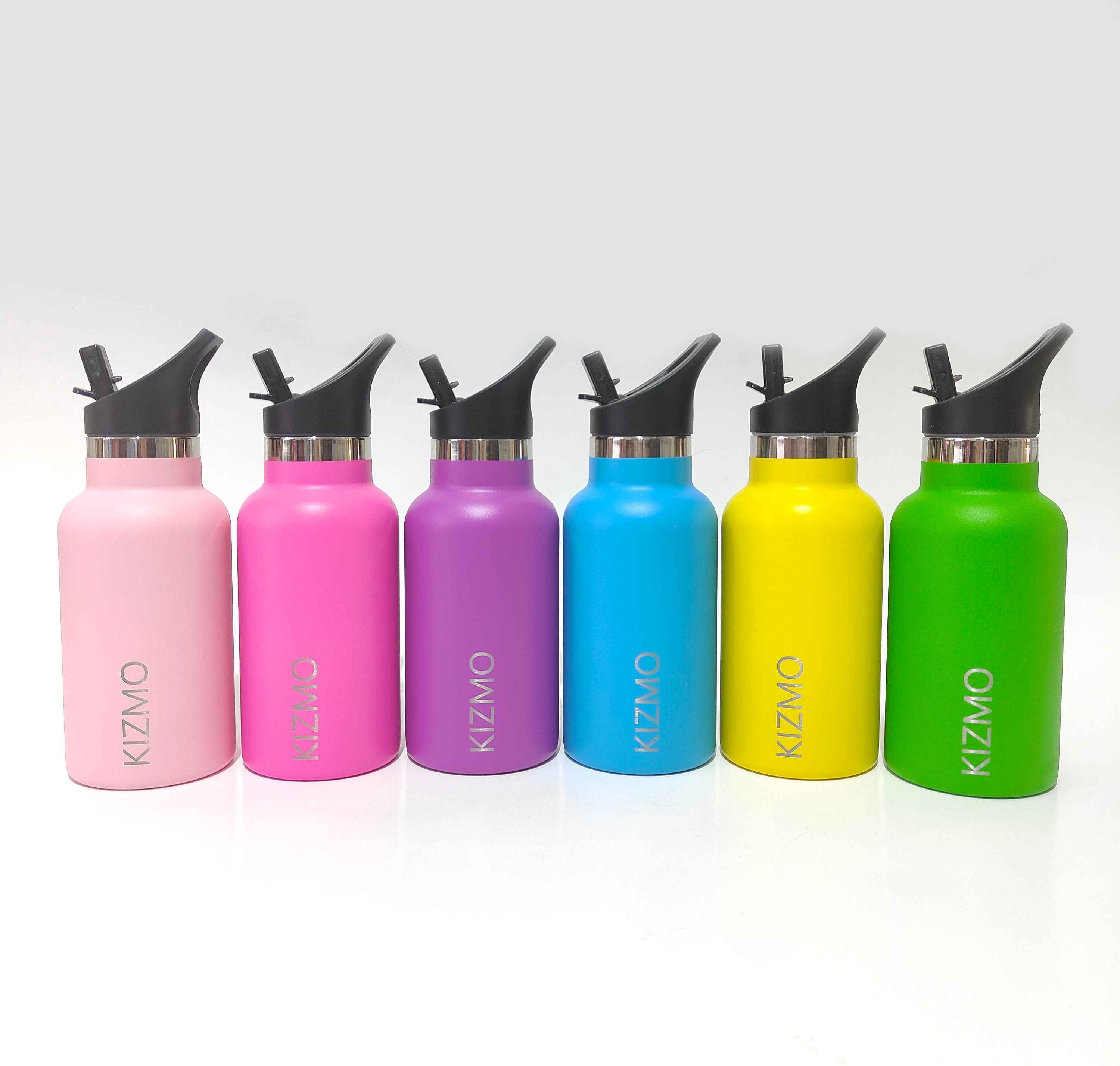 350ml Insulated Kids Drink Bottle Stainless Steel Kizmo 