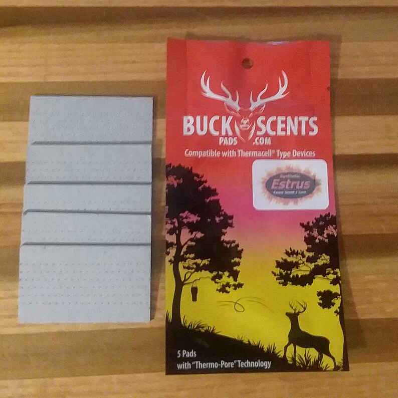 Buck Scents Pads Synthetic ESTRUS 5 Pads Cover Scent Lure Etsy
