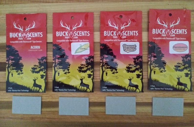 Buck Scents Pads PERSIMMON Cover Scent & Lure Pads 5 Etsy Denmark