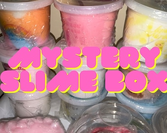 Mystery Slime Box, get 3 mystery slimes! Free shipping gift