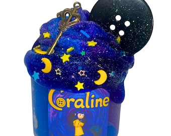 Coraline icee slime gift for kids, teens, adults Christmas gift