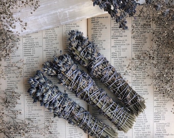 LAVENDER Smudge Stick Alternative /Smoke Cleanse Wand/Incense Cleanser/Smoke Cleansing Wand/Lavender bundle/Sage Bundle/Witch Gift