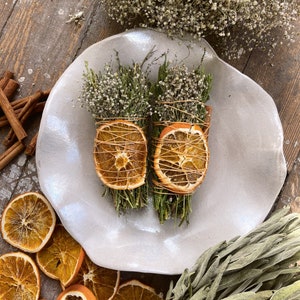 HOME Cedar and Orange Herbal Smudge Stick and Smoke Cleansers