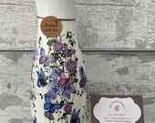 Butterfly vase - decoupage vase, gift, flowers, Mother s Day gifts