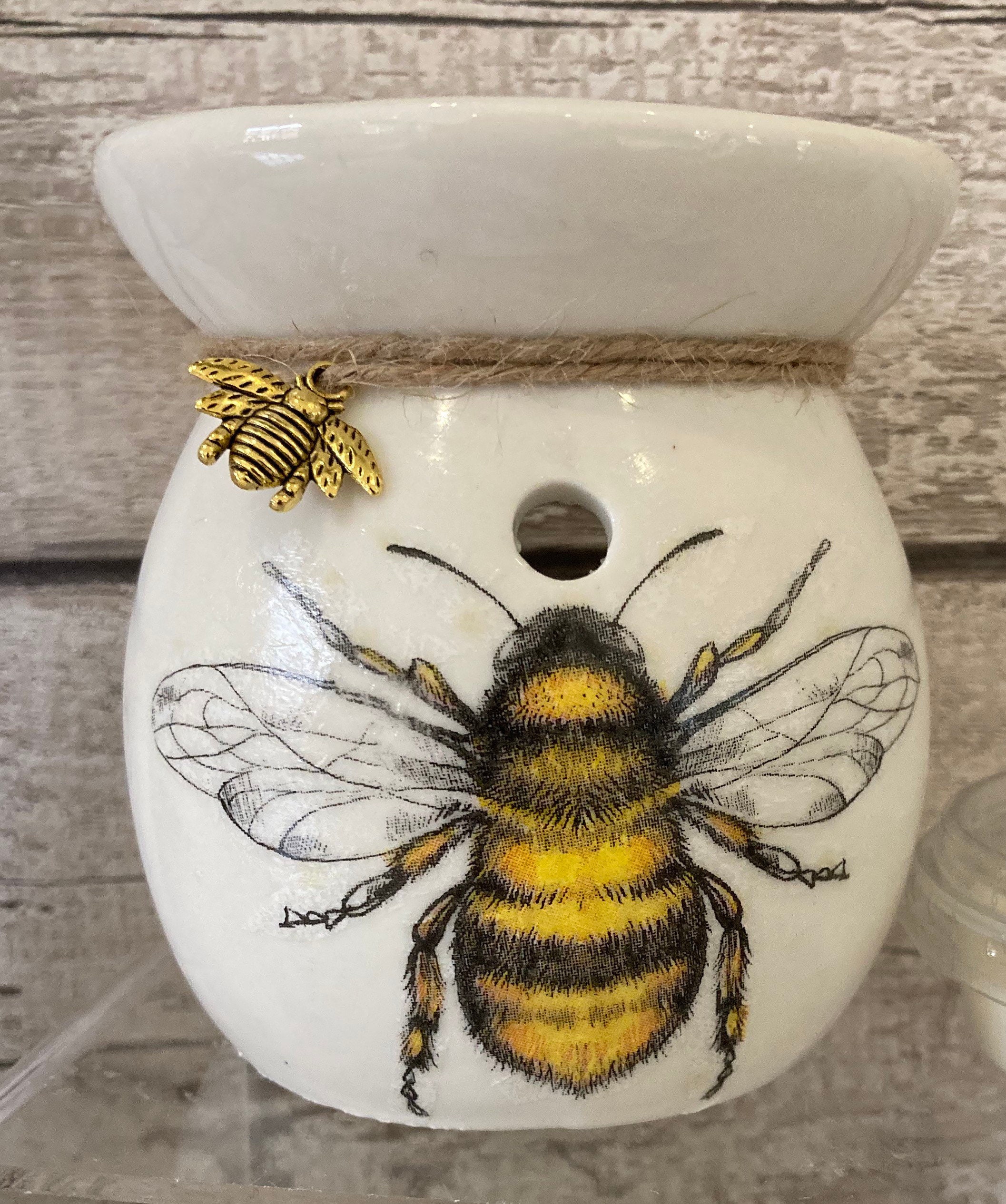 Bee Wax Melt Burner Oil Burner Gifts for Her Etsy UK
