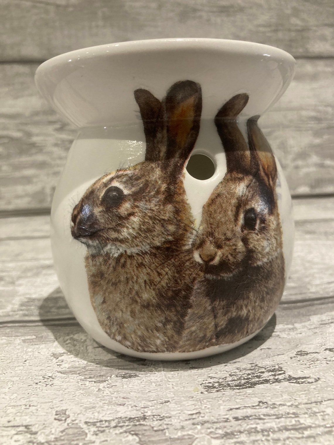 Hare rabbit bunny wax burner coaster wax melt candle set Etsy