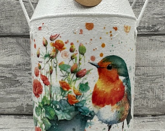 Robin vase, Robin churn, Robin gifts, robins appear