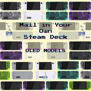 MAIL IN SERVICE Design Your Own Valve Steam Deck (oled Models) up to 2TB upgrade!