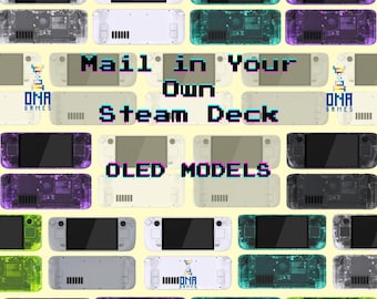 MAIL IN SERVICE Design Your Own Valve Steam Deck (oled Models) up to 2TB upgrade!