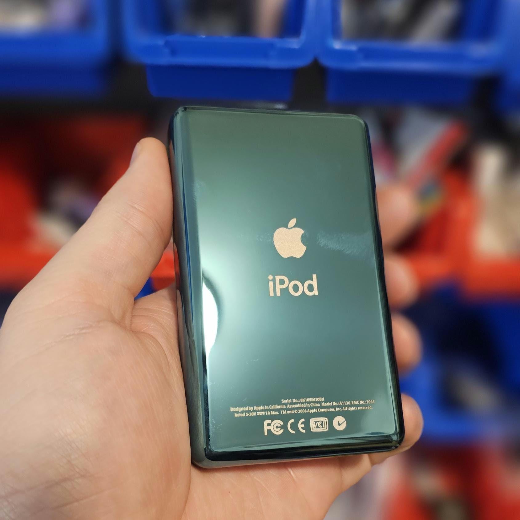 Apple Ipod Classic 5th Generation Video Custom Clear Green & Green