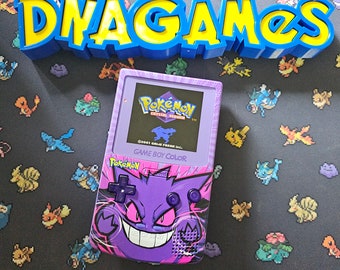 Gengar Custom Made Nintendo Gameboy Color GBC (gelamineerd ips-scherm)