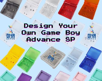 Design your own Gameboy Advance GBA SP! ips screen, USB-C charging, Bigger Battery