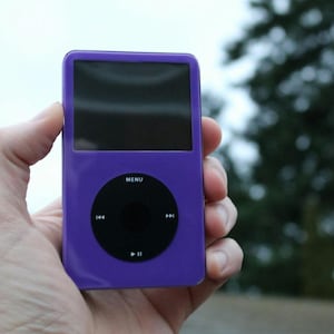 Apple iPod Classic 5th Generation Video Black & Purple (Up To 1TB Of Storage) Wolfson DAC