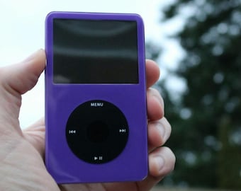 Apple iPod Classic 5th Generation Video Custom Black & Purple (Up To 1TB Of Storage) Wolfson DAC