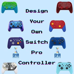 Custom Made Nintendo Switch Pro Controller (Design Your Own)