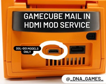 Nintendo GameCube HDMI Mail in Mod Service