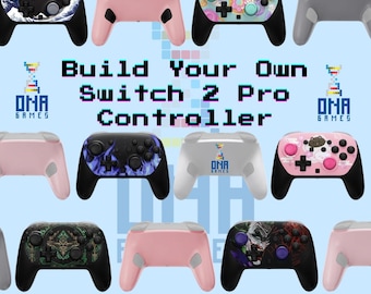 Build Your Own Custom Nintendo Switch 2 Pro Controller (faceplate, buttons, joysticks)