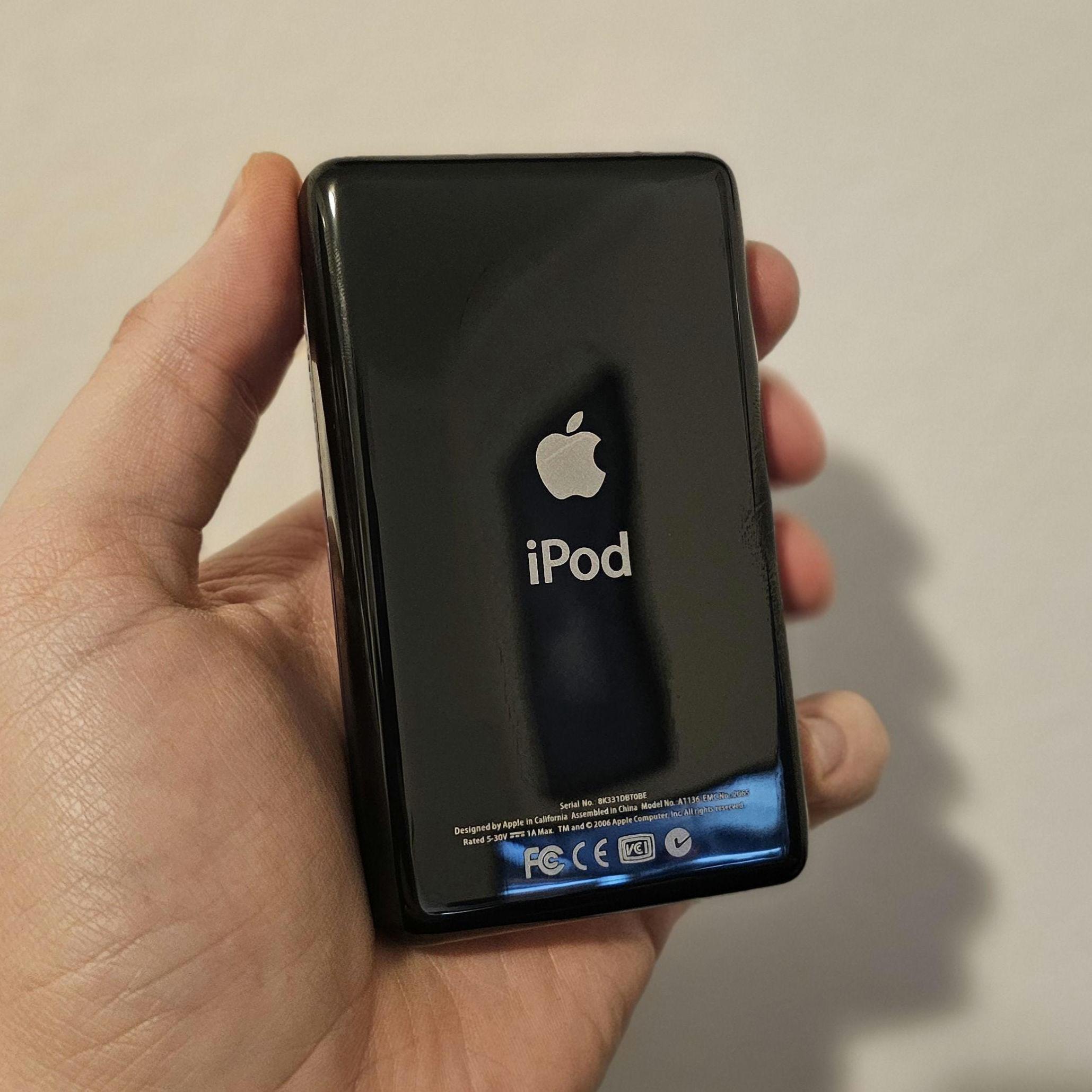 Apple Ipod Classic 5th Generation Video Custom Black & Purple (up
