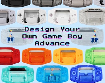 Design Your Own Nintendo Gameboy Advance! With Laminated IPS Screen (USB-C Battery, HDMI Out and Audio Amplifier Optional)