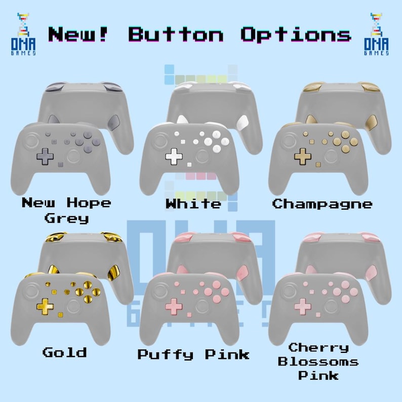 Crea tu propio mando Pro para Nintendo Switch 2 personalizado (carcasa, botones, joysticks) imagen 4