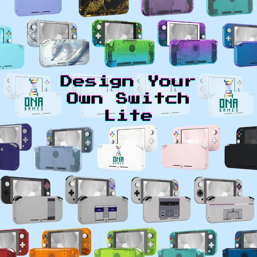 switch lite カスタム Custom Nintendo Switch Lite (build Your Own!) - Etsy