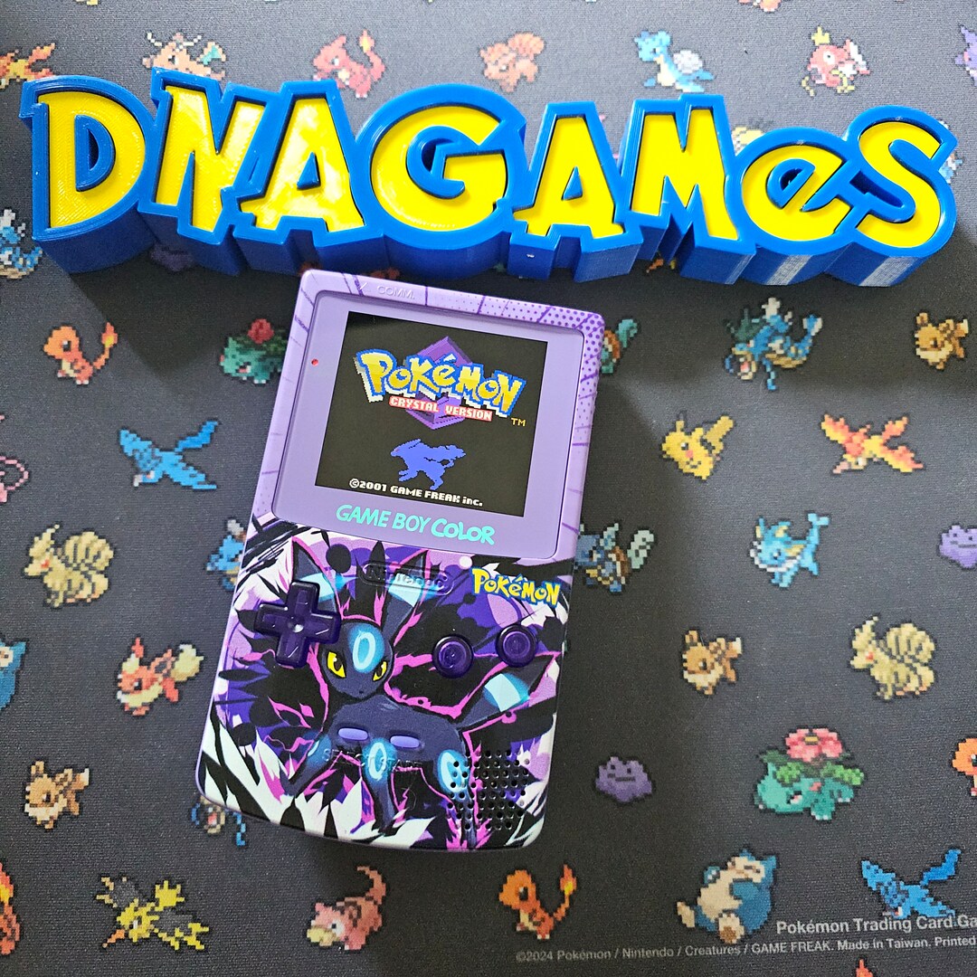 Gbc Custom Umbreon Custom Made Nintendo Gameboy Color GBC Pokemon (laminated Ips ...